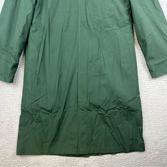 ROTC Raincoat Girls Junior 12R Green Removable Liner Long Trench Coat Winter - Picture 7 of 12